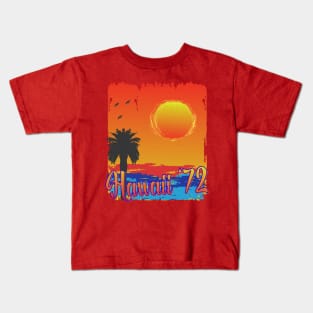 Hawaii 72 Retro 70's style 50th anniversary Kids T-Shirt